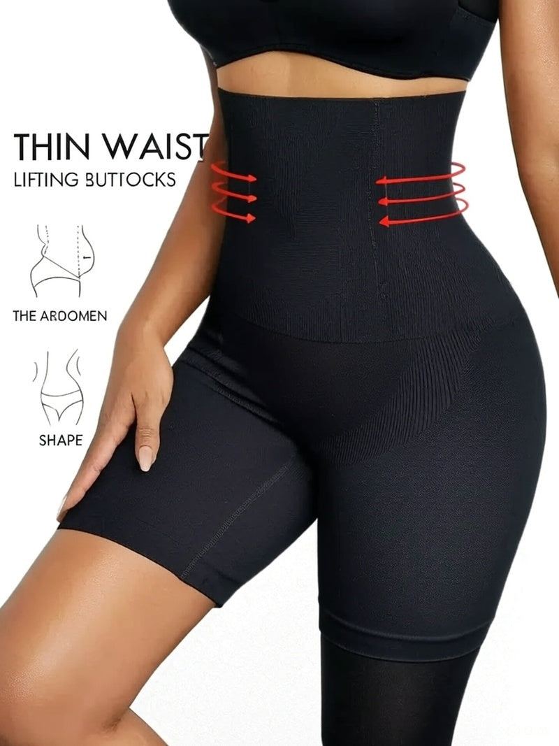 SHORT BODY SHAPE noir taille haute pour femme, sous-vêtement amincissant pour le corps